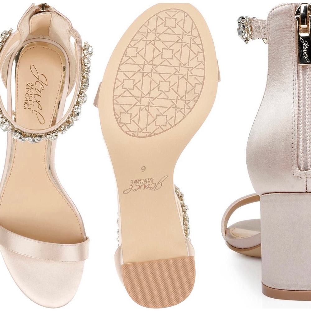 Jewel Badgley Mischka Catalina Ankle Strap Sandal
